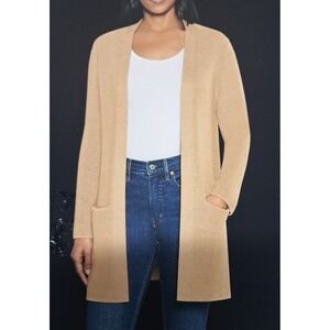 New Gap Cardigan Sweater Womens Large Long Sleeve Open Front Pockets  Soft Knit